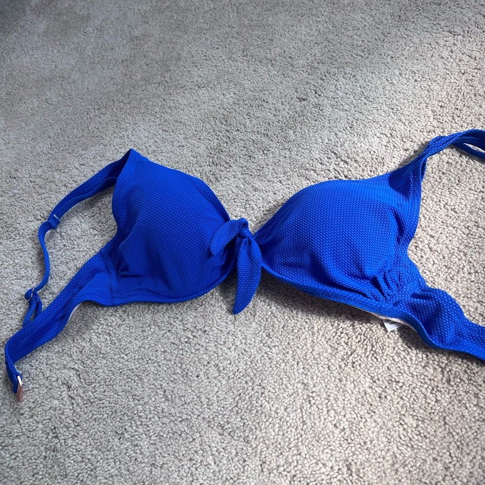 Shade & Shore Blue Bikini Top